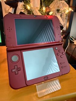 {Dual IPS} “New” RED Nintendo 3ds XL With Game Library Including All Pokemon Titles Gen 1-7