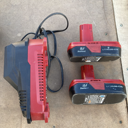Craftsman  19.2  Charger & Batteries