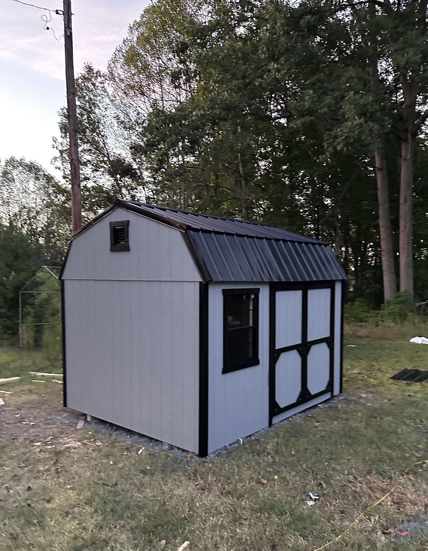 10x12 High Barn. 0% Down Payment