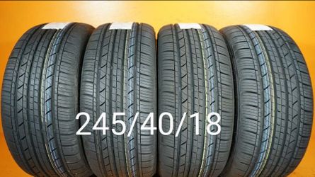 4 New Tires For Sale 245/40/18 We Service Motorcycle Tires