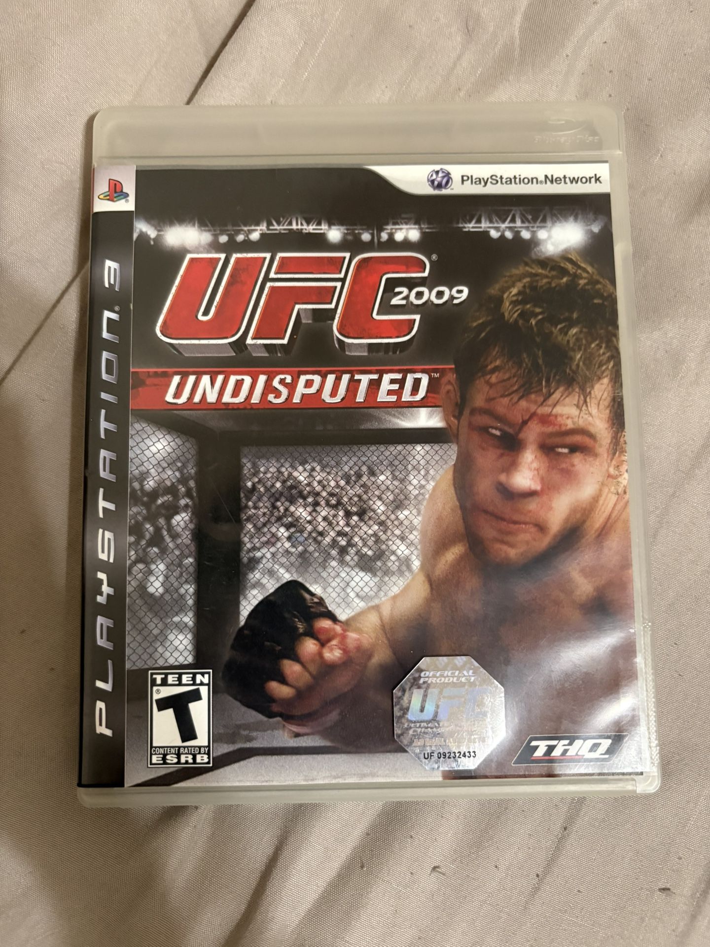 PLAYSTATION 3 UFC 2009 UNDISPUTED VIDEO GAME