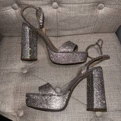 Steve Madden Rhinestone Platform Heels