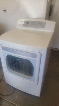 LG Front Load gas Dryer White