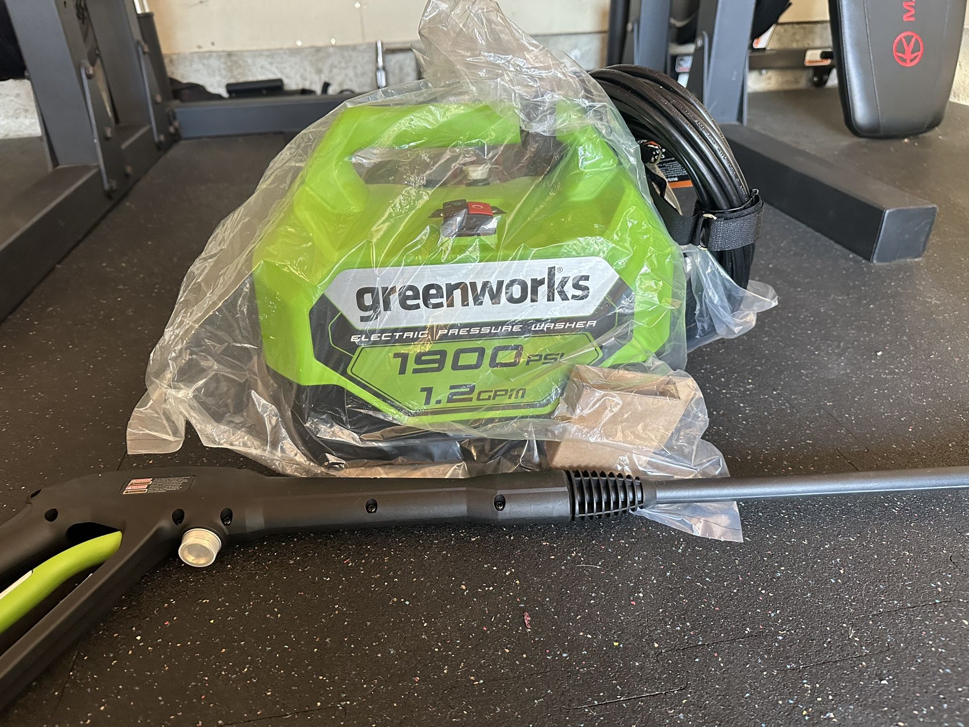 Greenworks 1900 PSI 1.2GMP Electric Pressure Wash