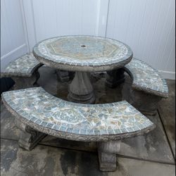 Cement Table