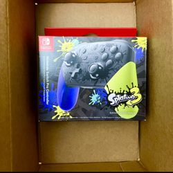 Official Splatoon 3 Pro Controller For Nintendo Switch 