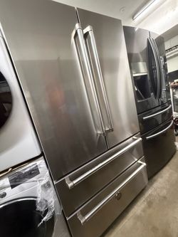 Bertazzoni Four Door Stainless Steel Refrigerator