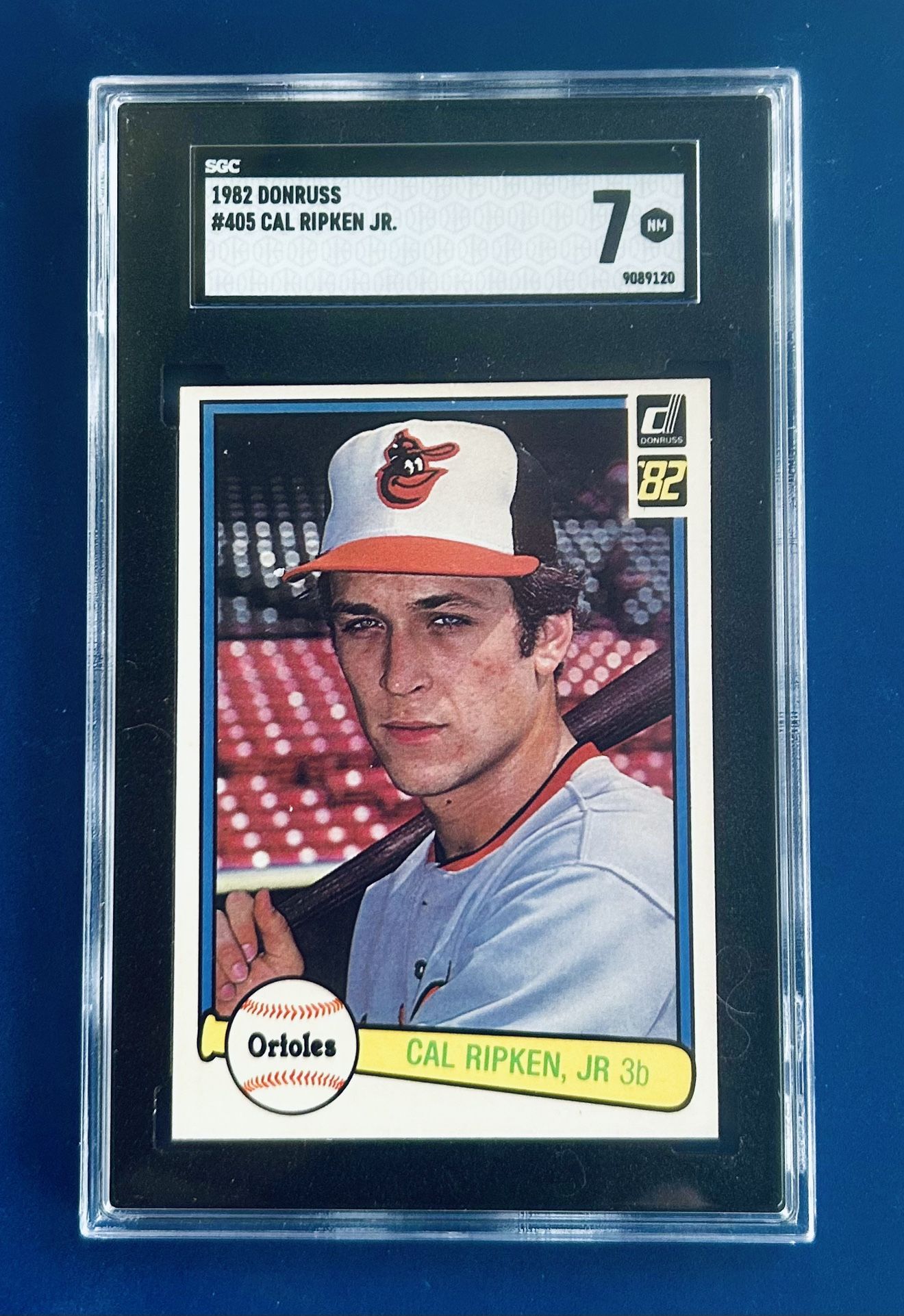 1982 Donruss Cal Ripken Jr Rookie Baseball Card Graded SGC 7