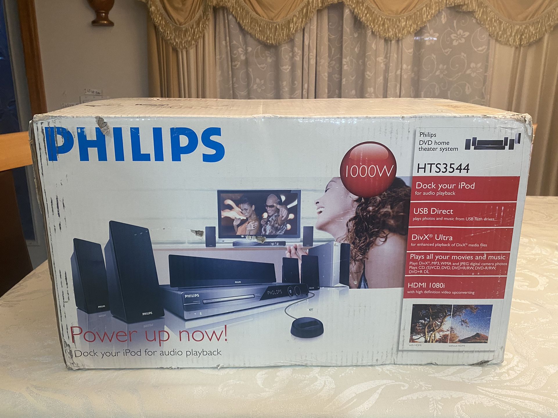 Philips DVD Home Theater System HTS3544