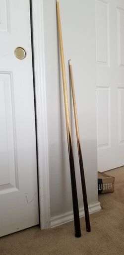 Billiards cue sticks