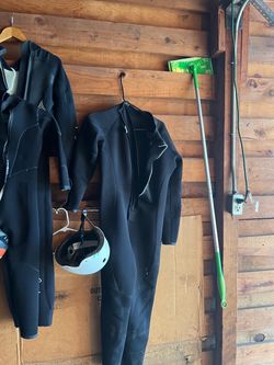 Black Full-Length Neoprene Wetsuit