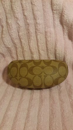 Coach Shell Glasses Case