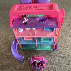 Minnie Mouse Doll House & Telephone 