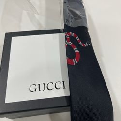 Gucci Snake Tie (Black)