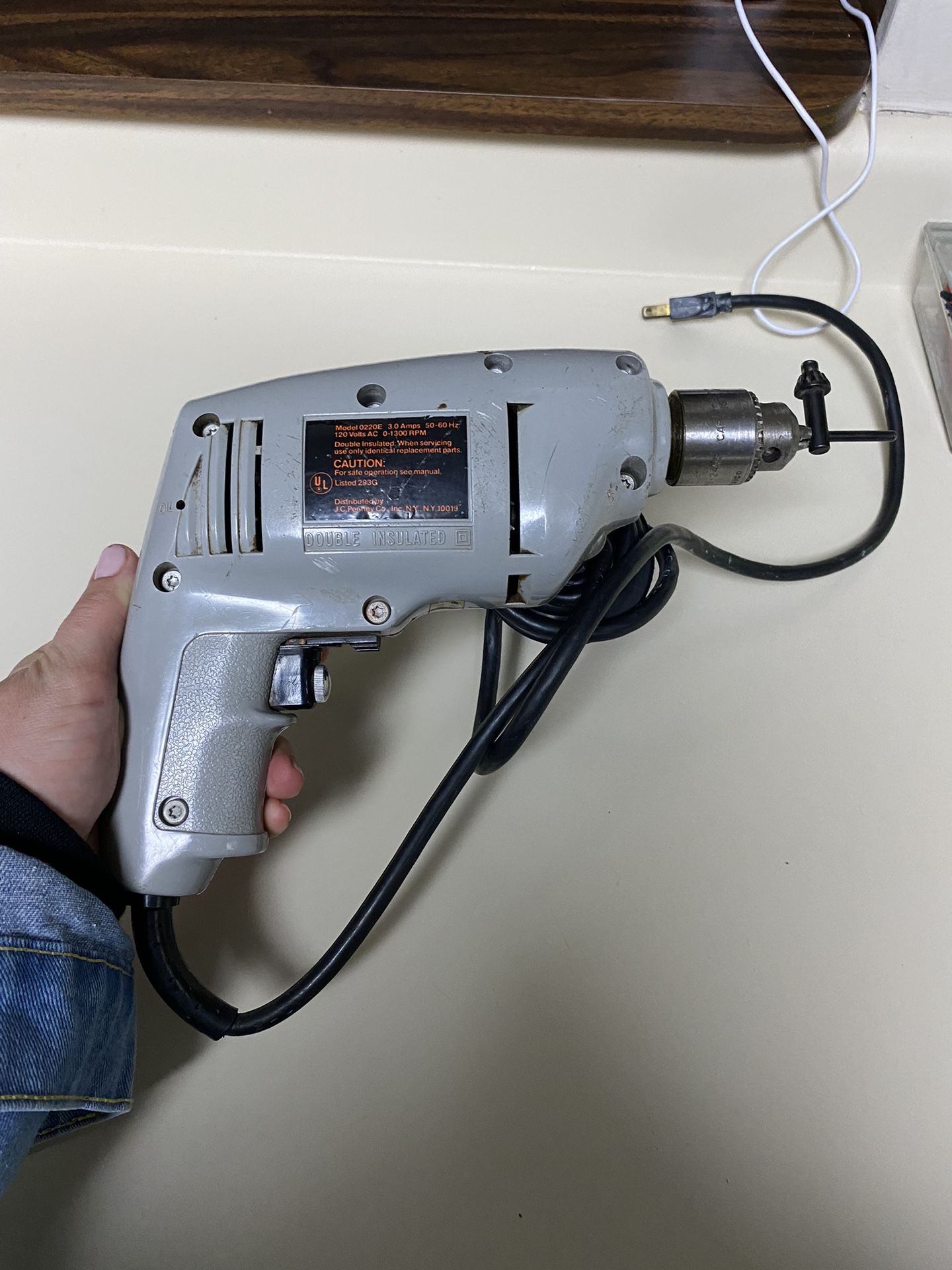 JCPenney Variable Speed / Reversible Drill 3/8