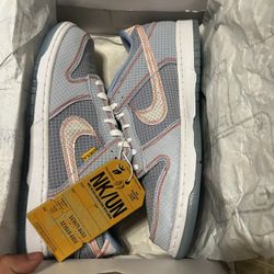 Nike dunk low union passport pack argon size 12 DS