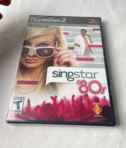 SingStar '80s (Sony PlayStation 2, 2007) Factory Sealed