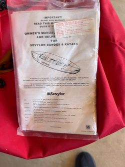 2 person inflatable kayak new in package Marlboro vintage