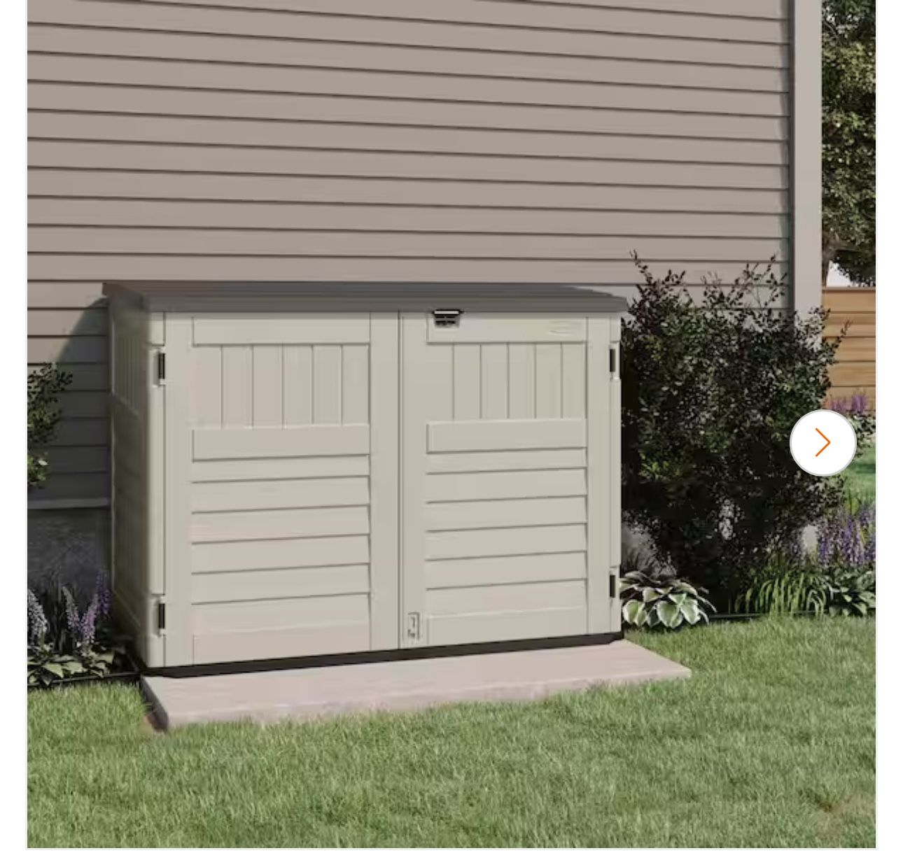 Stow-Away 5 ft. x 3 ft. Resin Horizontal Storage Shed (22.30 sq. ft.)