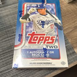 2025 Topps Series 2 Sealed Hobby Box  - Guaranteed Auto or Relic