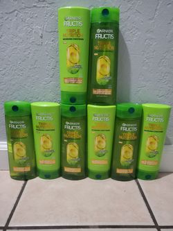 Garnier shampoo and conditioners $24