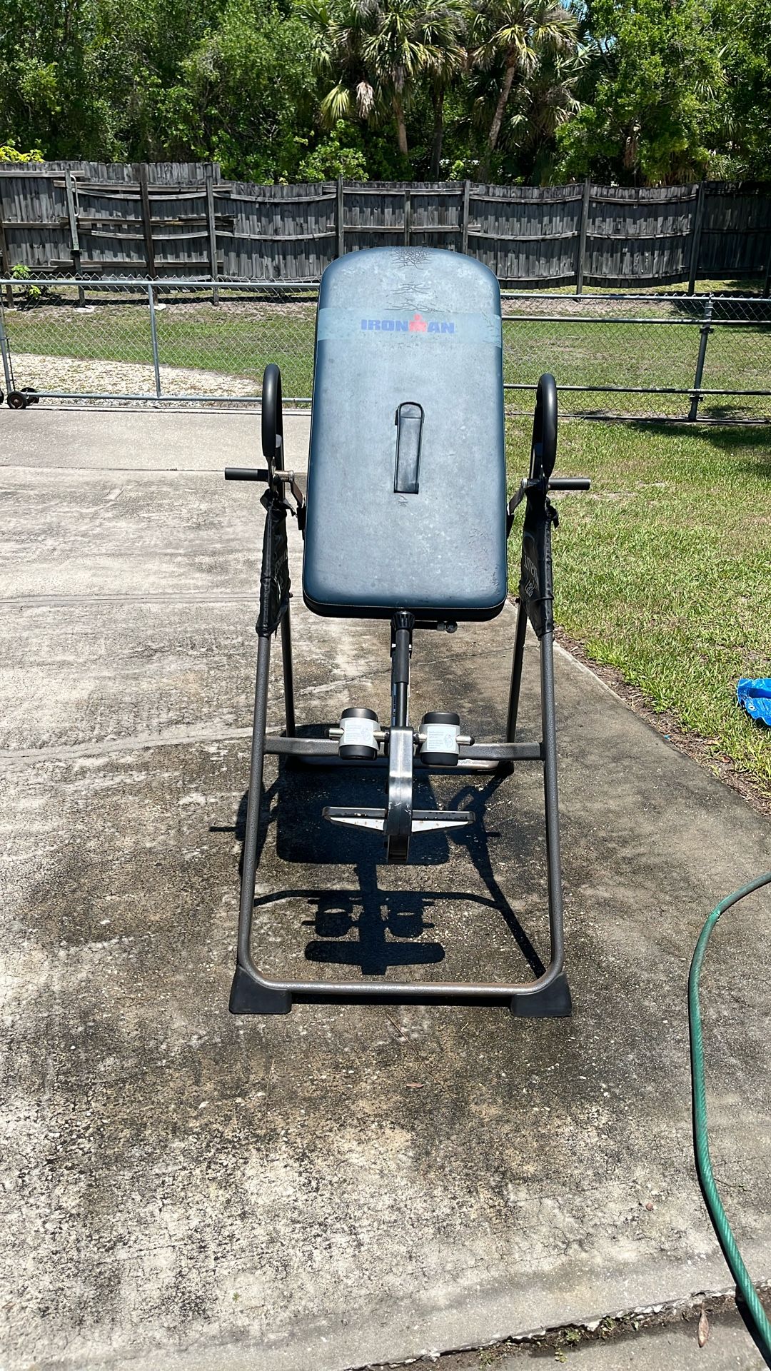 Iron Man inversion table