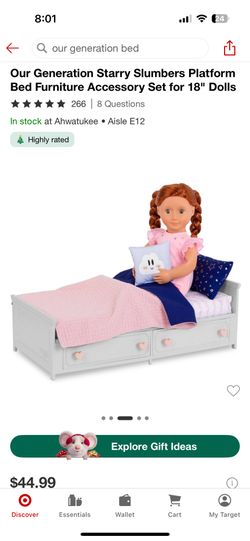 Our Generation Starry Slumbers Platform Bed