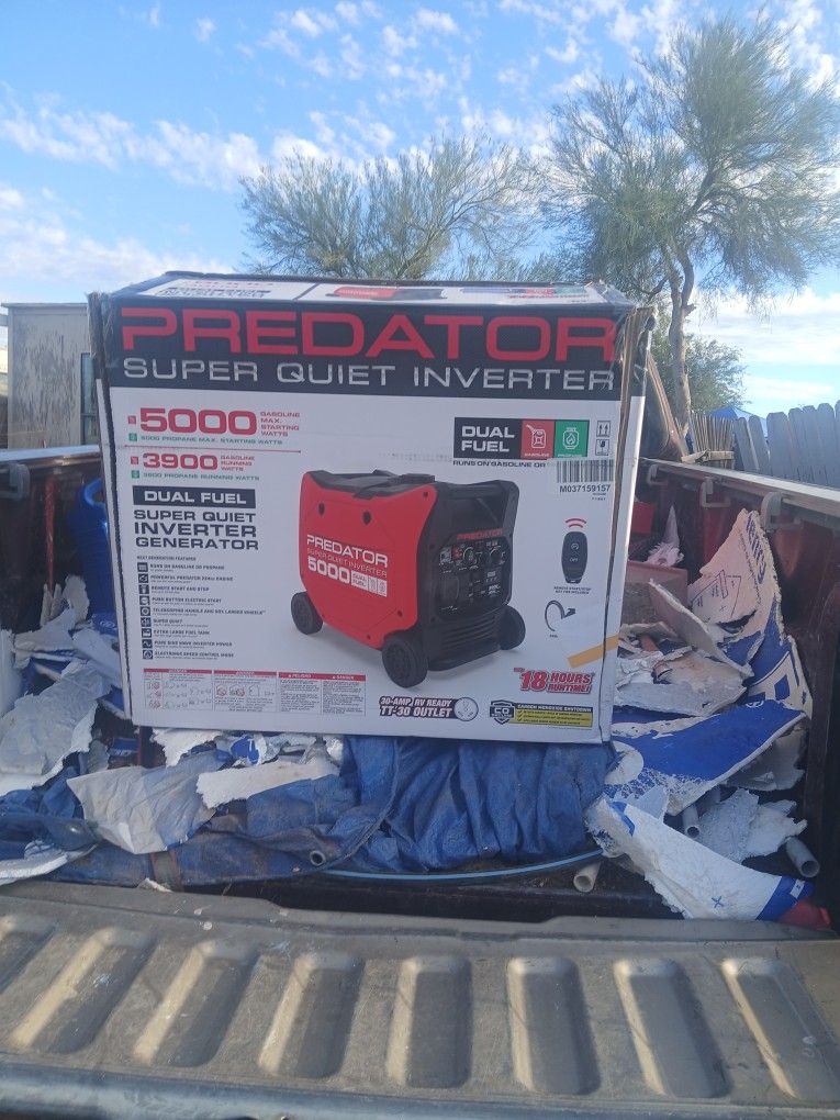 You Still In The Box Predator 5000 W Generator