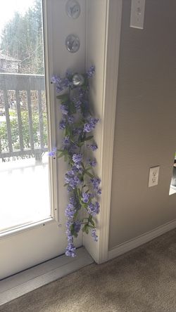 Green English Ivy and Flower Garland