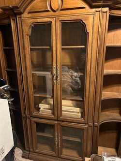 Lighted China Cabinet/ Hutch $200