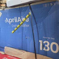 AprilAire E130 130 pt. 7,200 sq. ft. Bucketless Dehumidifier in Gray for Whole House, Basement, ENERGY STAR Most Efficient