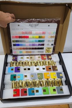 EBANKU 60+2 Colors Gel Nail Polish. New. 1 Bottle is missing