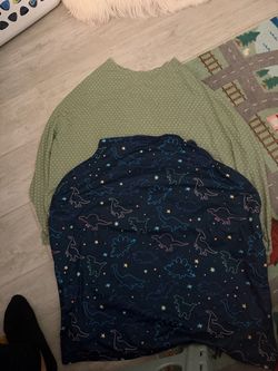 Gently used nursing/car seat covers