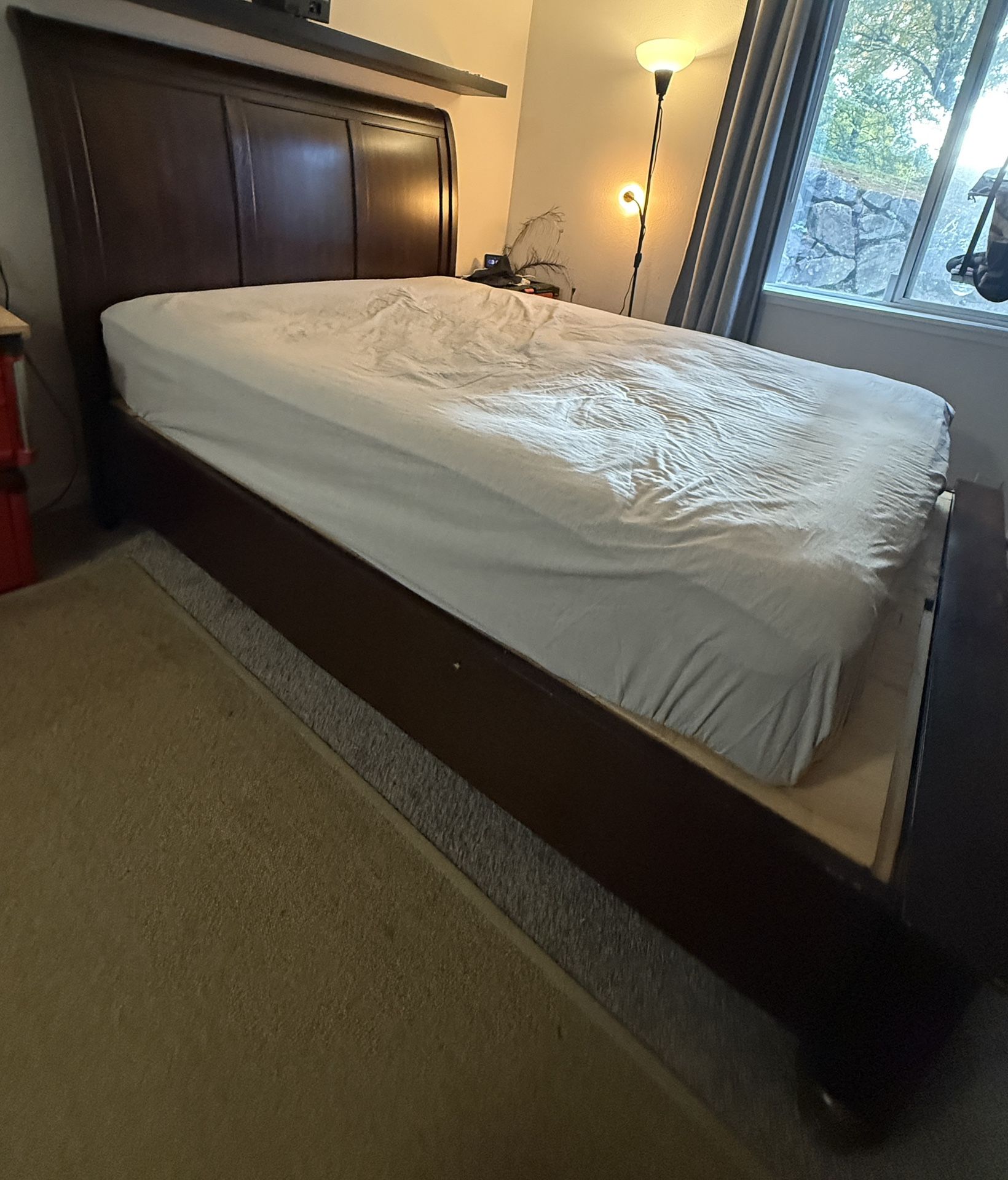 Queen Bed Frame & Headboard