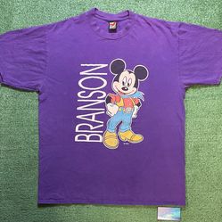Vintage 1990s Mickey Mouse purple tee