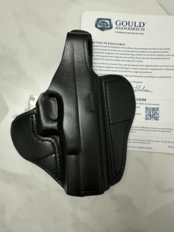 Gould & Goodrich Black Leather Holster ORx G17
