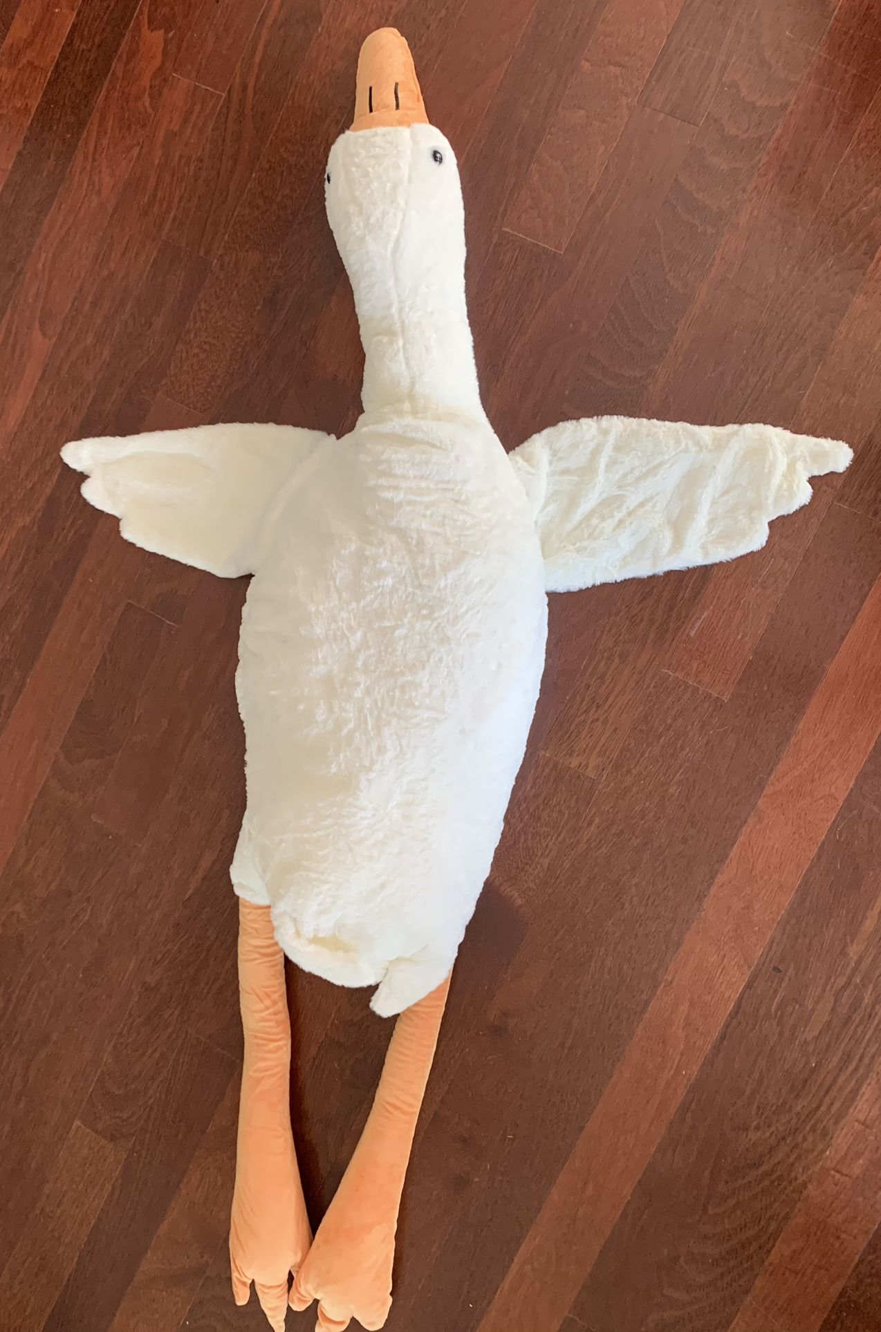 Big White Goose 61”  Giant Swan Plush Pillow NEW