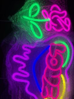 Neon Style  Great Valentine’s Day Gift Rose That Never