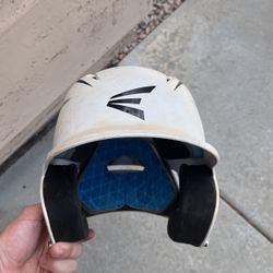 White easton batting helmet 