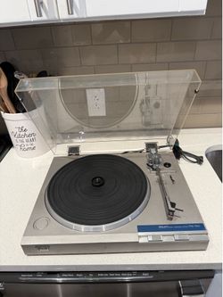 Sony PS-150 Direct Drive Automatic Turntable Silver/Black