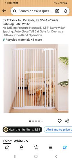 **New** No Pawblems pet gate