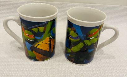 Teenage Mutant Ninja Turtles Set of 2 Mugs - 2014 $5 for the Pair