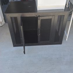 Free Furniture Dog Cage. One Door Is Damaged 