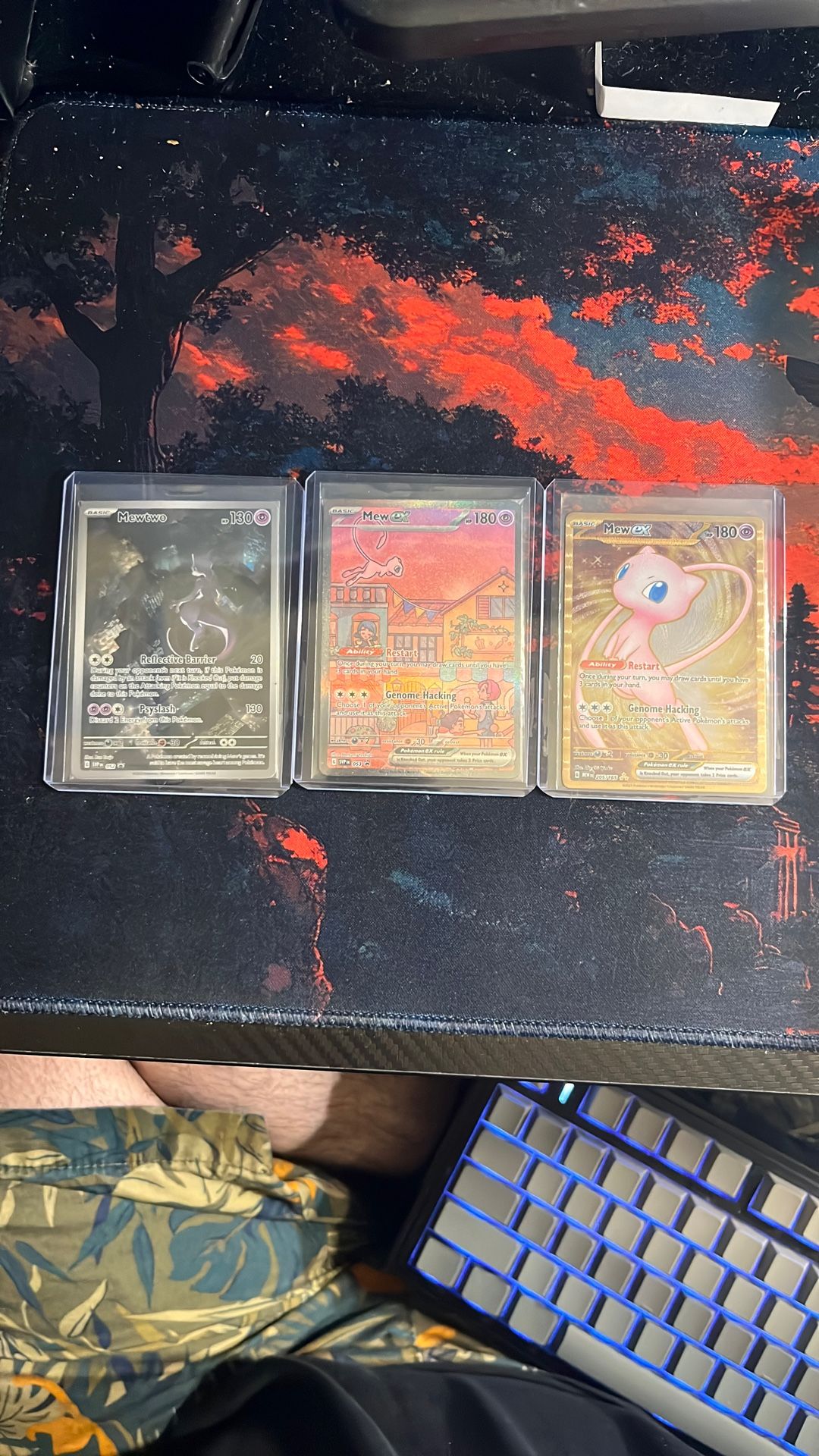 New / Mewtwo / Mew Ex (Metal Card)