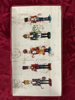 Ceramic Christmas Serving Trays