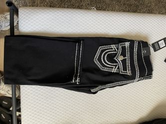 TURE RELIGION JEANS 31W RELAXED STRAIGHT DOUBLE STITCH BRAND NEW