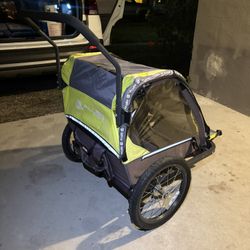 Allen Sports Deluxe 2-Child Bike Trailer and Stroller, AS2