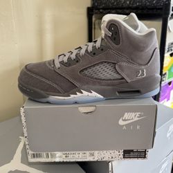 Jordan 5 Wolf Grey Size 6.5Y GS