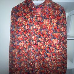 Supreme FW18 Roses Medium Cordoroy Shirt