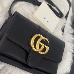 Gucci Leather Arli Small Shoulder Bag